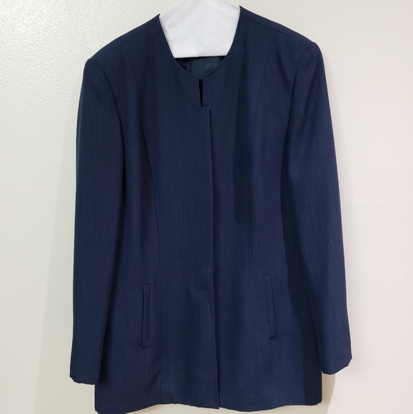 Kasper A.S.L. Pants - Kasper A.S.L. blue pants suit, size 14